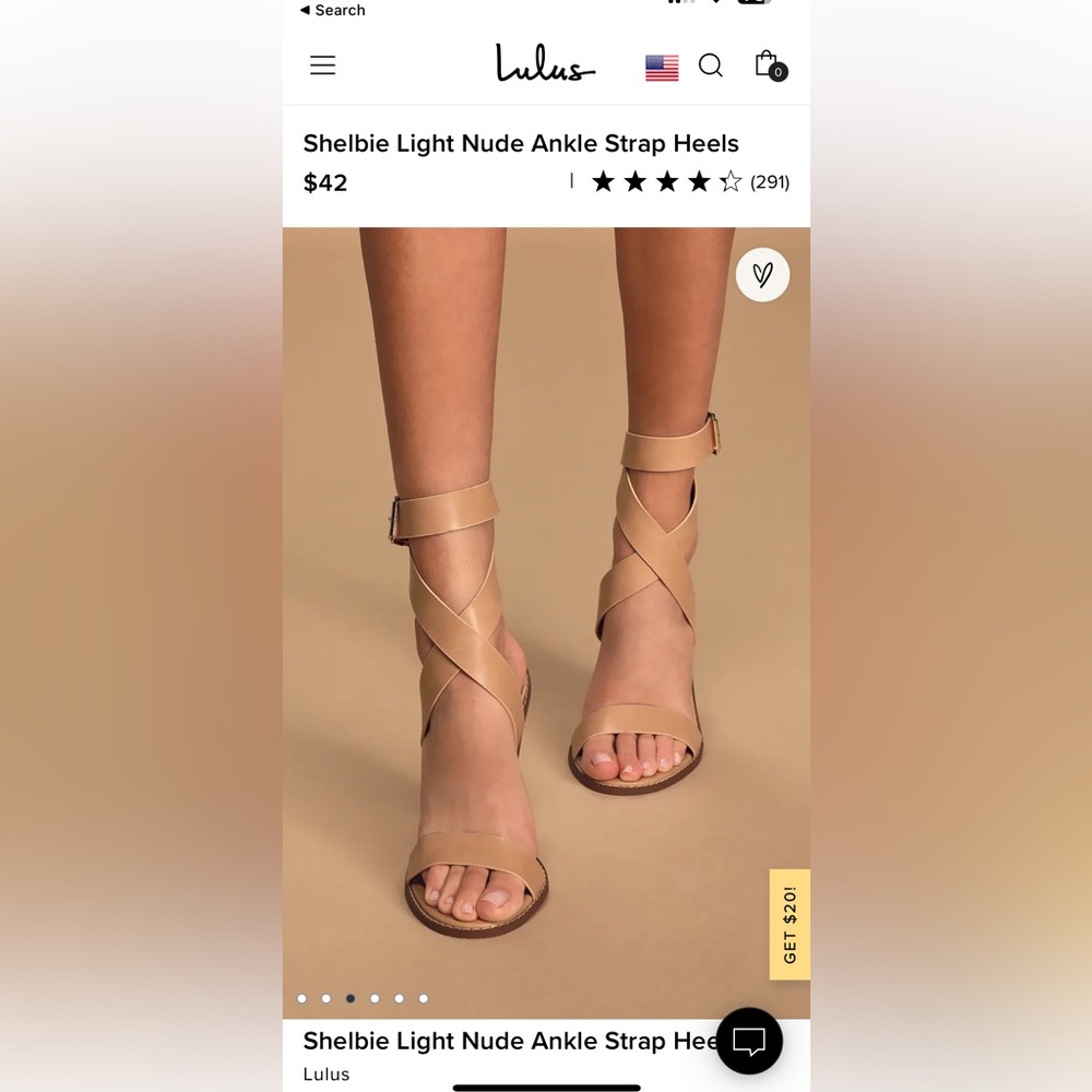 Lulus Shelbie Light Nude Ankle Strap Heels!